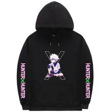 Killua Hunter x Hunter print Hoodies Hooded Top Sweatshirt Long-sleeved  Autumn Casual Hooded Streetwear 2024 - buy cheap