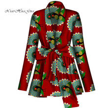 Ropa africana para mujer, camisa de cintura alta, Top con estampado de Ankara, vestido de fiesta, ropa tradicional africana WY4236 2024 - compra barato