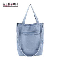 Wahyah джинсовая сумка, сумки через плечо для женщин, повседневные джинсовые сумки через плечо, женские сумки, джинсовая сумка на плечо, основная bolsos ZY032 2024 - купить недорого