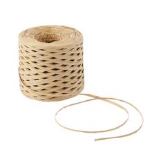 200M Raffia Paper Rope Raffia Ribbon Natural Lace Rope Gift Box Wrapping DIY Crafts Wedding Birthday Xmas Party Decorations 2024 - buy cheap