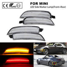 4Pcs Front+Rear Clear LED Side Marker Light Fender Bumper Lamp For Mazda Miata Mx-5 ND 2016 2017 2018 2019 2020 2021 Amber+Red 2024 - buy cheap