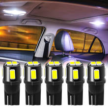 4pcs T10 LED W5W 194 168 5630 SMD Auto Led Interior light For mitsubishi lancer asx outlander pajero l200 for Samsung QM6 QM3 2024 - buy cheap