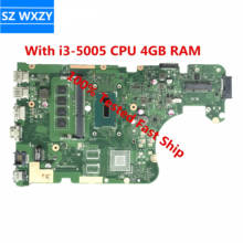 Placa base para ordenador portátil ASUS X555LAB, X555LD REV: 3,3, SR244 i3-5005 con CPU, 4GB de RAM, DDR3L, MB, 100%, probada, envío rápido 2024 - compra barato