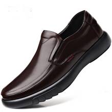 2020 New Men's Genuine Leather Shoe Big Size 38-47 Slip-on Loafers Men Leather Casual Shoes 2024 - buy cheap