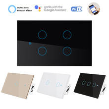 1/2/3/4gang Wifi Smart Touch Wall Light Switch Voice Control Wireless Smart Life APP Control 100-250V Work Alexa Google Home 2024 - buy cheap