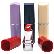 1pc Lipstick Secret Stash Safe Diversion Conceal Hidden Compartment Fake Pill Box Random Color Medicine Container Organizer 2024 - buy cheap