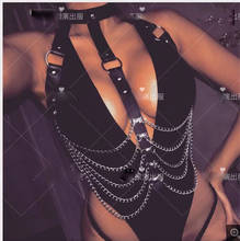 Party girl stage dance wear Sexy chain bar gogo costumes nightclub ds costume 2024 - buy cheap