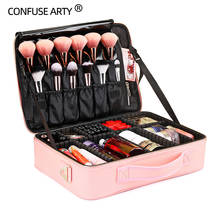 2020 New Pink Makeup Bag Professional Large Capacity Convenient Travel Cosmetic Case Eyebrow Tattoo Manicure Tool Box 2024 - buy cheap