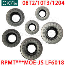 RPMT RPMT08T2MOE-JS RPMT10T3MOE-JS RPMT1204MOE-JS LF6018 Carbide Insert circular milling insert CNC lathe Indexable Turning Tool 2024 - buy cheap