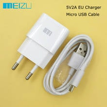 Original Meizu 5V 2A Carregador de Parede Adaptador Micro Cabo de Carga USB Para Meizu Meilan U10 U20 M2 M3 M5 M6 M8 Nota M3S M5S M6S M5C E2 2024 - compre barato