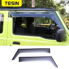 Toldos TESIN para Suzuki Jimny 2019 +, visera para ventana de coche, Deflector de sol, protector de lluvia, accesorios para Suzuki Jimny 2020 2024 - compra barato