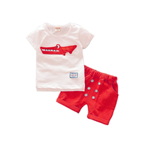 Summer Kids Boys Girl Cotton Clothing Sets Fashion Children Cartoon T-shirt Pants 2Pcs/Set Baby Casual Tracksuit Toddler Clothes 2024 - buy cheap
