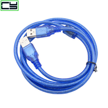 Высокоскоростной USB 2,0 кабель для передачи данных 0,3 м 0,5 м 1,5 м штекер-штекер USB2.0 Тип A удлинитель для автомобиля MP3 камеры жесткого диска кабель 2024 - купить недорого