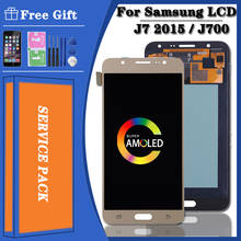Pantalla LCD Super AMOLED de 5,5 pulgadas para móvil, montaje de digitalizador con pantalla táctil, para SAMSUNG Galaxy J7 2015, J700, J700F, J700M, J700H 2024 - compra barato