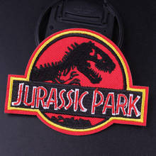 Pulaqi-Parche de Parque Jurásico para ropa, bordado a rayas de dinosaurio y Animal, parche para planchar para ropa 2024 - compra barato