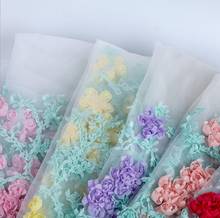 Fashion Three-in-one Embroidery Fabric Cheongsam Dress Wedding Dress Jacquard Embroidery Cloth 2024 - buy cheap