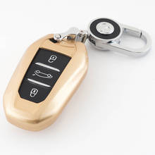 Автомобильный ключ крышка Чехол протектор брелок для ключей для Peugeot 3008 208 308 508 408 2008 307 4008 2016-2018 аксессуары для защиты 2024 - купить недорого