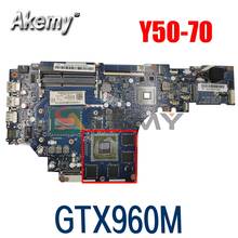 Laptop motherboard For LENOVO IdearPad Y50-70 I5-4210H Mainboard ZIVY2 LA-B111P 5B20H21717 SR1Q0 CPU N16P-GX-A2 2024 - buy cheap