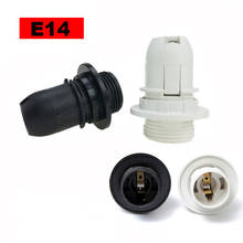 Mini Screw E14 M10 Light Bulb Lamp Base Holder Pendant Socket Lampshade Collar 220V 110v Black/White 2024 - buy cheap