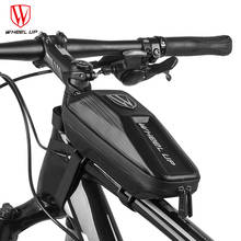 Roda para cima 1l bicicleta frente feixe pacote tubo pannier sacos de bicicleta à prova dwaterproof água eva pu mtb mountain bike bolsa ciclismo equipamentos 2024 - compre barato