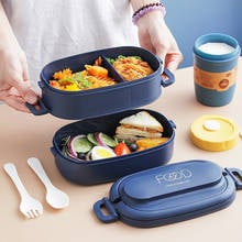 Men Lunch Box for Kids School Children Microwavable Soup Bowl Lunch Box Container Food Warmer Fiambrera Tableware BY50FH 2024 - buy cheap