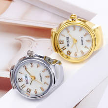 Ladies Casual Dial Quartz Analog Watch Creative Steel Cool Elastic Quartz Finger Ring Watch Wristwatches Reloj Mujer Bracelets 2024 - buy cheap