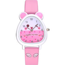 New Children's quartz watch candy color cute animal design kids birthday gift clock mechanism diy relojes para mujer 2019 03* 2024 - buy cheap