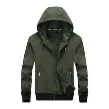 Men's Jacket Winter Windbreaker Coats New Fashion Thicken Warm Overcoat Solid Outwear Male Hooded Clothing Big Size 7XL 8XL 2024 - buy cheap