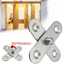 1pcs Stainless Steel 360 Degree Rotating Door Pivot Hinge Tone Rotary Hardware House Supplies Hinges- Sliver 2024 - buy cheap