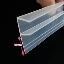 Frameless Shower Stall Bathroom Door Window Balcony Screen Sealing Strip Weatherstrip Draft Stopper Silicone Transparent 2024 - buy cheap