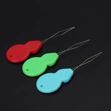 10Pcs New Sliver Bow DIY Needle Threader Plastic Wire Stitch Insertion Sewing Tool Hand Machine Insertion Tool Sewing Accessory