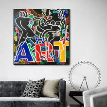 Colorful Doll Art Canvas Painting Graffiti Art Posters and Prints Wall Art Pictures for Living Room Modern Home Decor 2024 - buy cheap