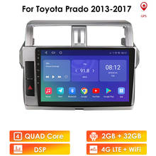 Android Car Radio Multimedia Player for Toyota Land Cruiser Prado 150 2009 - 2017 Video Radio Player GPS Navigation WiFi 4G LTE 2024 - buy cheap