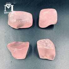 Natural Mineral pink quartz Crystal Rough Bulk Gemstone Healing Specimen Healing Collection gravel rose Crystal Fish Tank Stone 2024 - buy cheap