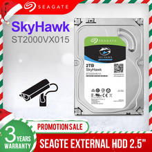 Seagate 2TB 3.5" Video Surveillance HDD Internal Hard Disk Drive 5900RPM SATAIII 6Gb/s 64MBCache HDD For Security ST2000VX015 2024 - buy cheap