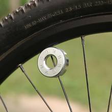 Bicicleta falou chave ferramenta 8 way spoke mamilo chave da roda aro chave chave inglesa acessórios ferramenta de reparo prata 2024 - compre barato