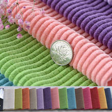 Tecido de veludo 100*150cm, cor sólida, tecido de poliéster, veludo, decoração diy, toalha de mesa, costura artesanal, travesseiro de sofá 2024 - compre barato
