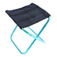 Складное рыболовное кресло из алюминиевого сплава, легкий стул для пикника, кемпинга, уличная мебель, табурет из нитей 2024 - купить недорого