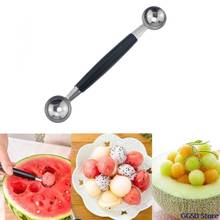 Stainless Steel Melon Baller Spoon Watermelon Carving Knife Double Side Fruit Digging Spoon Ice Cream Scoop Kitchen Accessories 2024 - buy cheap