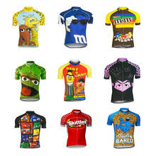 NEW 2020 MX Cartoon funny Cycling jersey ropa ciclismo Men Short sleeve Cycling clothing maillot outdoor bike wear jersey MTB 2024 - buy cheap