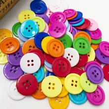 50pc 20mm Sewing Button DIY Crafts Plastic Button White Color PT180 2024 - buy cheap