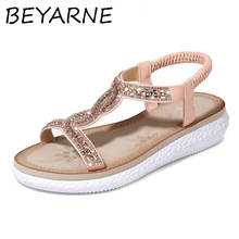 BEYARNE Women's Sandals Ladies Roma Flat Peep Toe Fashion Sandals Shoes High Quality Beauty Summer Outside Ladies Shoes 2024 - buy cheap