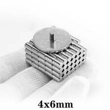 Ímãs redondos pequenos 4x6mm do disco do neodímio dos ímãs 4*6mm n35 magnético da pesquisa de 20 pcs 500 pces 4x6mm ímã forte menor 4mm x 6mm em massa 2024 - compre barato