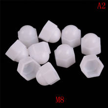 10pcs/set M6 M8 M10 M12 White Dome Bolt Nut Protection Caps Cover Hex Hexagon Nuts Cap Nuts Protection Cover Nuts 2024 - buy cheap