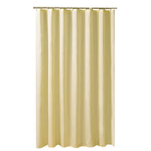 Beige Shower Curtain Polyester Fabric Waterproof Bath Curtain Hooks Bathroom Large Size Shower Curtains Home Decoration 2024 - buy cheap