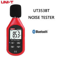 Цифровой мини-шумомер UNI-T UT353BT с Bluetooth, 30-130 дБА, измеритель уровня звука, ЖК-дисплей с подсветкой 2024 - купить недорого