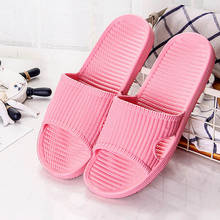 Couples Large Size Bathroom Slippers Women's Home Indoor EVA Flip Flops Solid Color Soft Non-Slip Slides Summer Beach Sandals 2024 - buy cheap