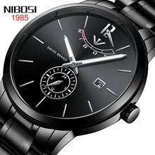 NIBOSI Men Watch Fashion Sport Quartz Clock Mens Watches Top Brand Luxury Stainless Steel Waterproof Watch Relogio Masculino 2024 - buy cheap