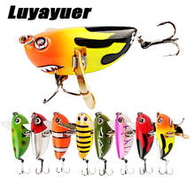 8Pcs Topwater Popper Lures Swimbaits Floating 6cm/12.5g Hard Lures for Bass Trout 3D Eyes Fishing Lures 2024 - buy cheap