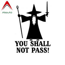 Aliauto Cartoon Car Sticker You Shall Not Pass Anti Road Rage Gandolf Automobiles Motorcycles Decoration Vinyl Decal,15cm*11cm 2024 - buy cheap